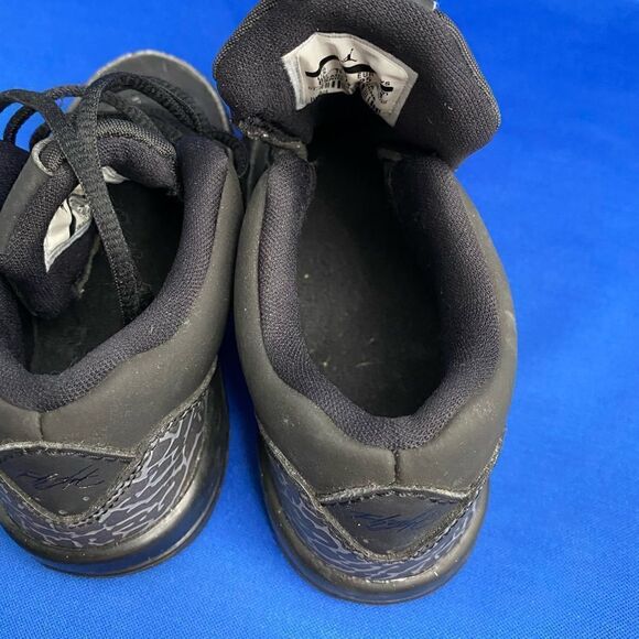 Jordan Flight Origin 2 BLACK Basketball Shoes for Toddler-Baby - Picture 8 of 16